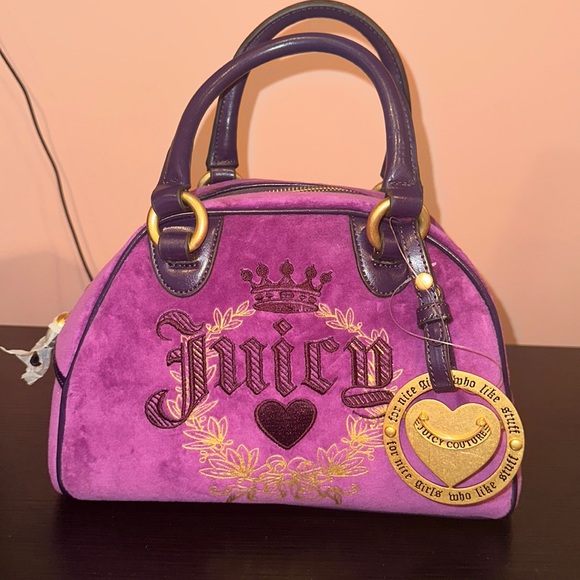 Juicy Couture Bags Vintage Y2k Juicy Couture Purple Pink Velour
